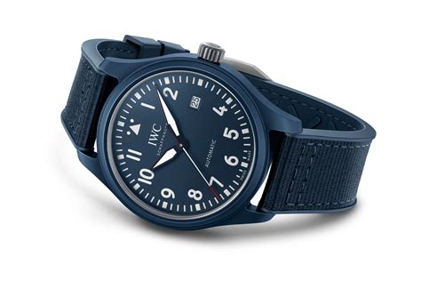 iwc laureus blue ceramic|iwc blue ceramic watch.